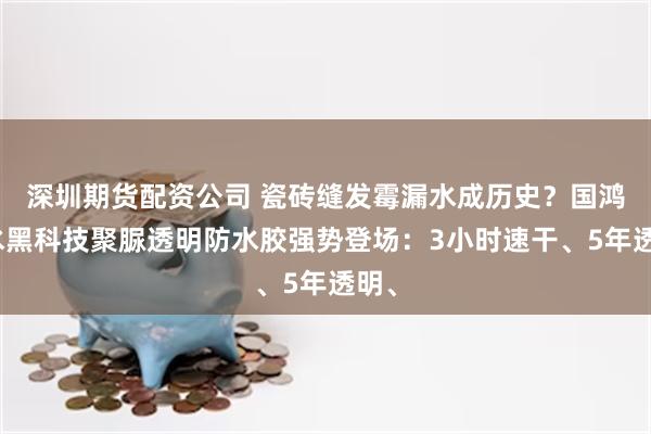 深圳期货配资公司 瓷砖缝发霉漏水成历史？国鸿防水黑科技聚脲透明防水胶强势登场：3小时速干、5年透明、