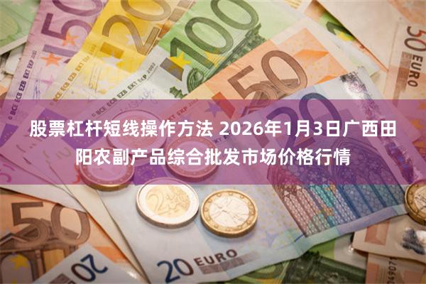 股票杠杆短线操作方法 2026年1月3日广西田阳农副产品综合批发市场价格行情
